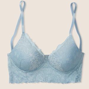 💙💋Victorias Secret PINK Blue Sparkle Bra 💋💙